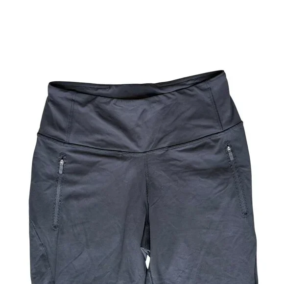 Lululemon Fresh Track Pants 2 Zip Ankle Jogger Luxtreme Athleisure Black Size 6 - Picture 3 of 8